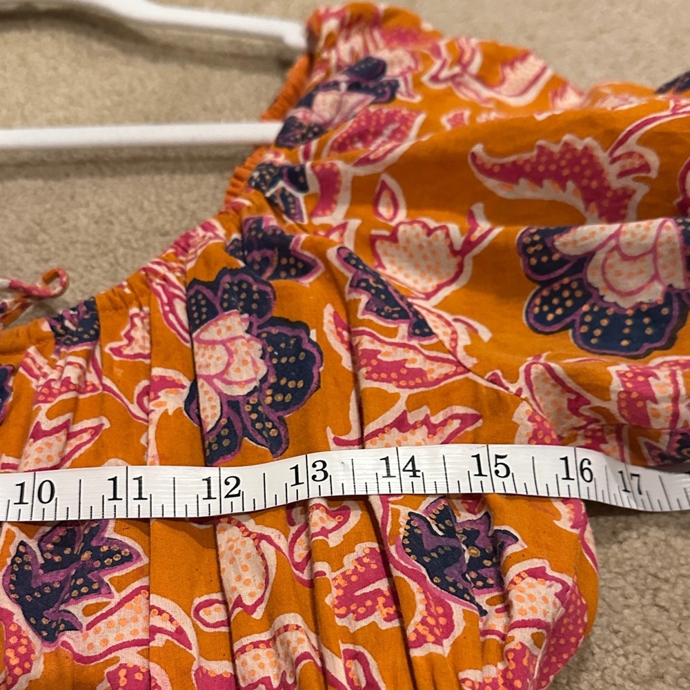 Cleobella Orange Floral Mini Dress​ - Picture 8 of 12